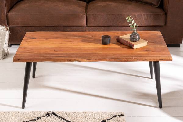 Couchtisch ORGANIC LIVING Braun - Akazie - 110 x 45 x 60 cm