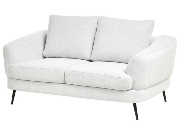 2-Sitzer Sofa KJAER Schwarz - Weiß - Textil - 155 x 100 x 100 cm