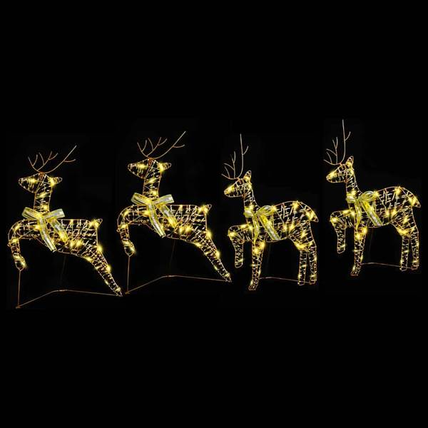 Weihnachtsrentier 4-tlg 3399384 Gold - Anzahl Teile im Set: 4