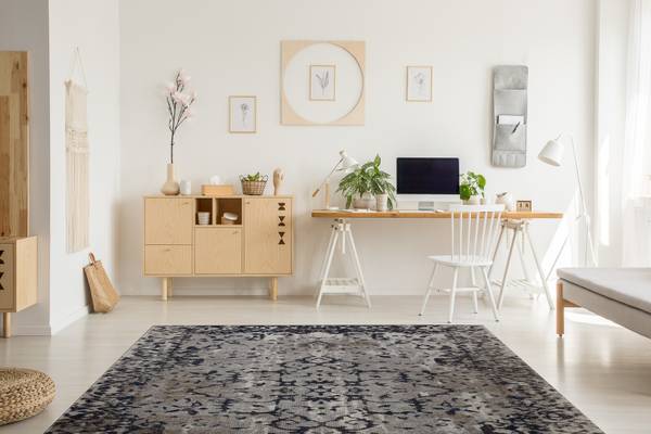 Modern Teppich Mundo E0681 Ornament 140 x 190 cm