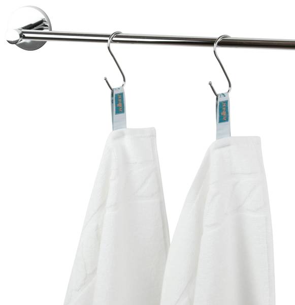 Gästetücher 00000370 10er-Set Weiß - Textil - 40 x 1 x 60 cm