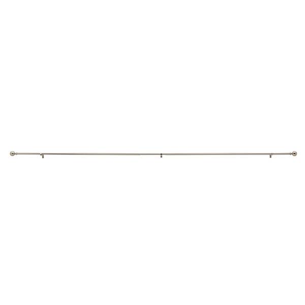 Vorhangstange Grau - Metall - 1 x 240 x 1 cm