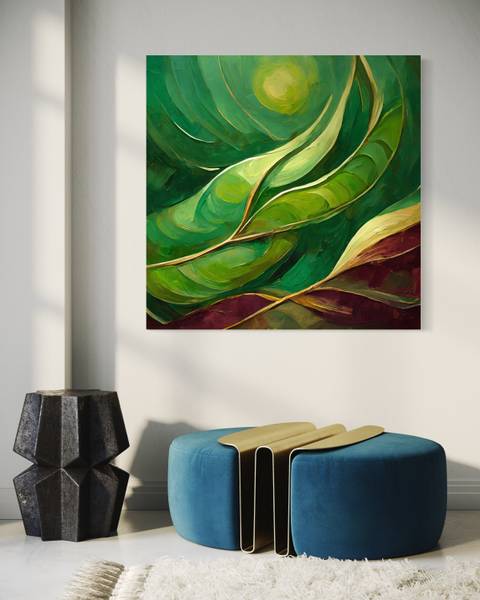 Wandbild abstraktion 30 x 30 cm