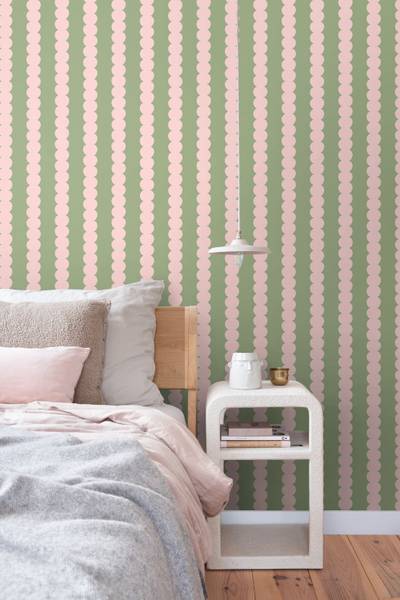 Tapete 132138 Pink - Papier - 53 x 1005 x 53 cm