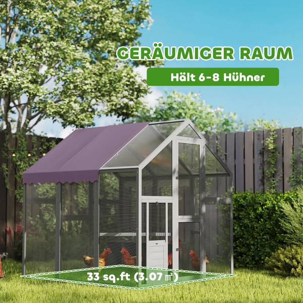 Freilaufgehege D51-460V00VT 465 x 463 x 427 cm