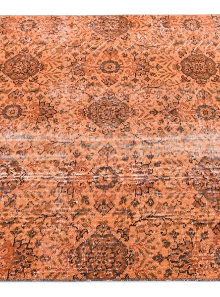 Vloerkleed Ultra Vintage DCLXXV oranje - wol - 114 x 1 x 196 cm