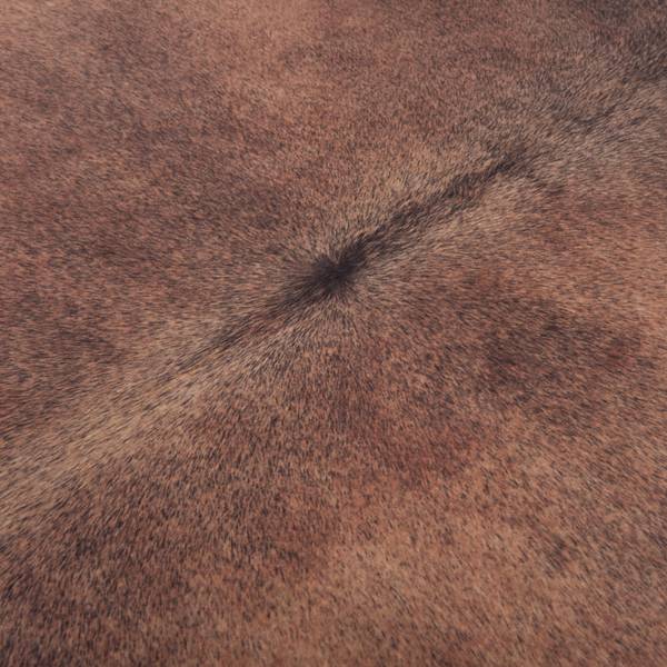 Kunstfaser Teppich Rinderfell Beige - Textil - 125 x 1 x 160 cm