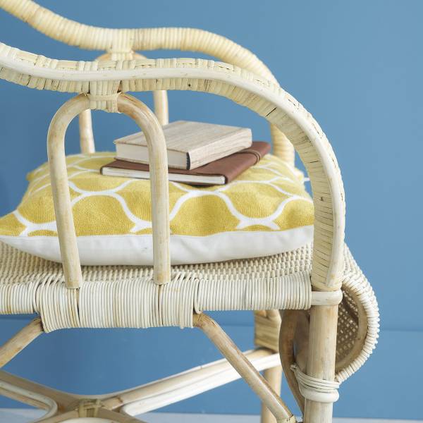 Sessel aus natürlichem Rattan Beige - Rattan - 61 x 83 x 68 cm