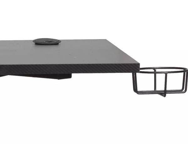 Computertisch B-219 Schwarz - Holzwerkstoff - 120 x 76 x 120 cm