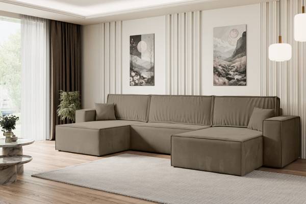 Wohnlandschaft CELTIC-XLU Braun