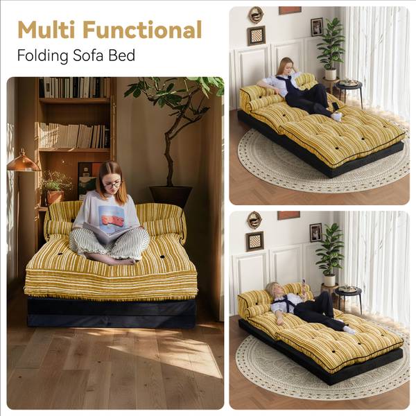 Klappsofa-Bett Gelb 4237 kaufen