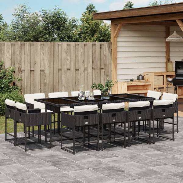 Tuinset 3043048-2 set van 13 zwart - crèmekleurig
