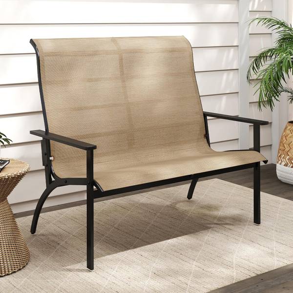 Gartenbank ZB34532ORDE Braun - Metall - 120 x 106 x 81 cm