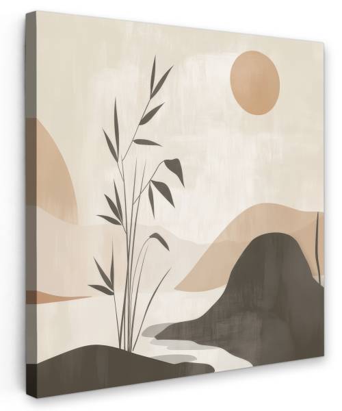 LEINWANDBILD Japandi 20 x 20 cm