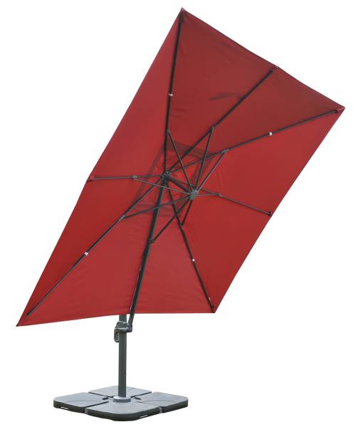 Ampelschirm A96 I drehbar Bordeaux