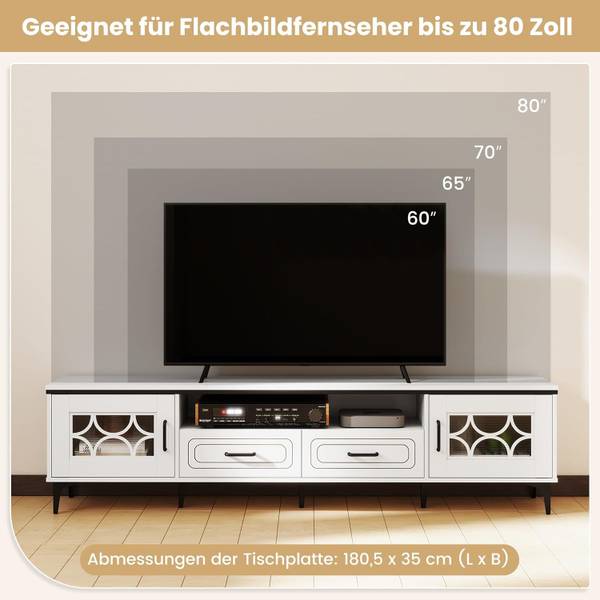 TV Schrank TH32967PQ Weiß