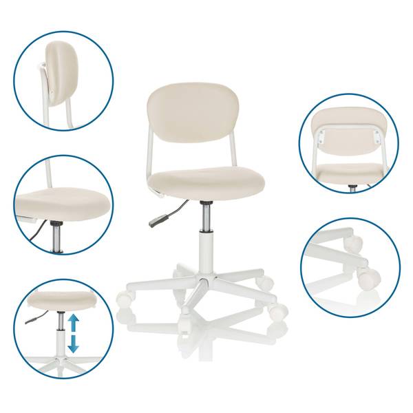 Kinderdrehstuhl KIDDY BASE I Beige