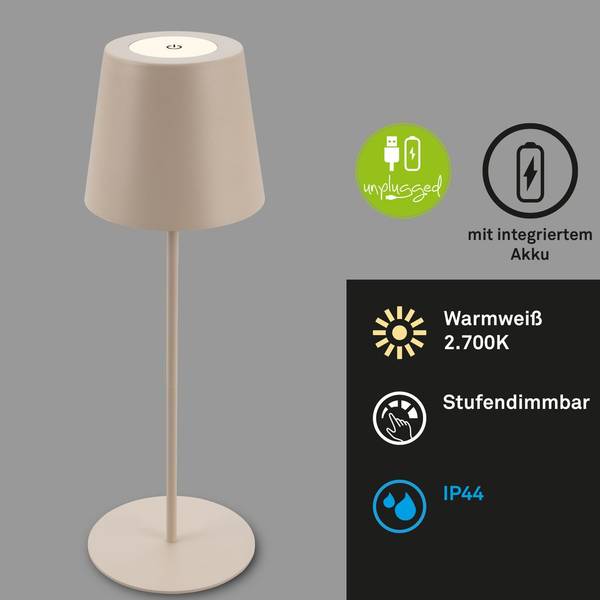 Tischleuchte KIKI 2 Stk. Beige