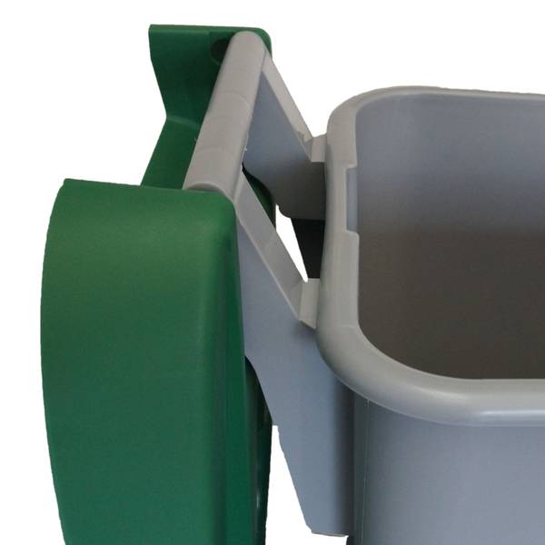 Abfalleimer und Beutel PK4664 Grau - Kunststoff - 76 x 30 x 38 cm