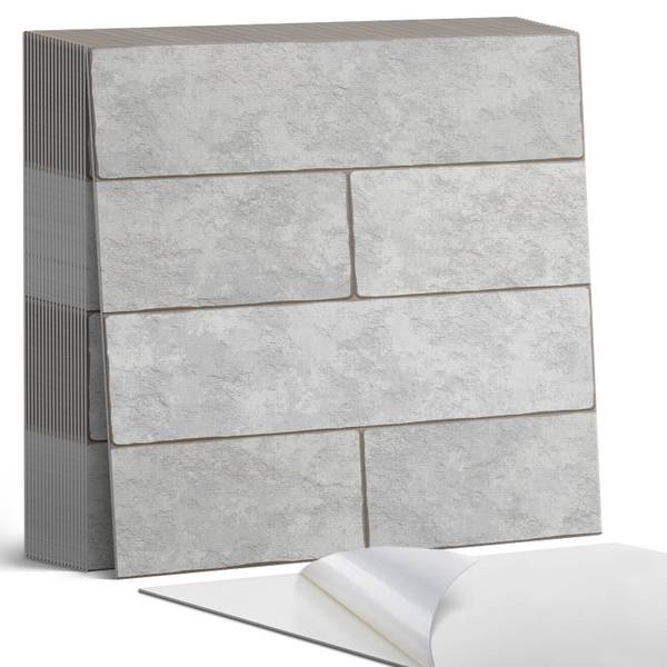 Vinylfliese Ziegel3D 20er-Set 20 x 20 cm