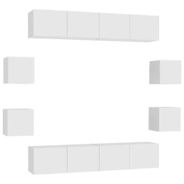 TV-Schrank 8er Set D667 Tiefe: 80 cm