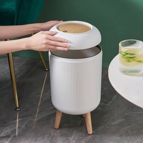 Badezimmer-Mülleimer Push LIMO 9L Kunststoff - 23 x 42 x 23 cm