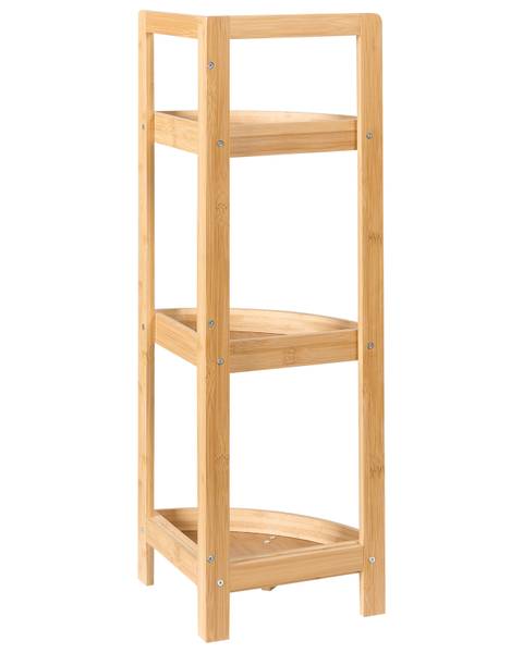 Badezimmerregal ILLAMPU Braun - Bambus - 34 x 77 x 23 cm
