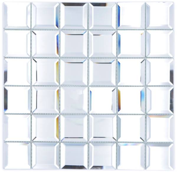 Mosaikfliesen 180-01 Grau - Glas - 30 x 30 x 30 cm