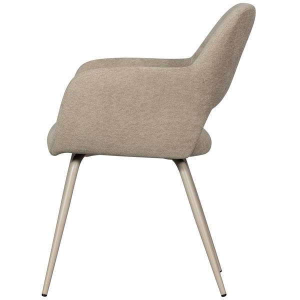 Chaises de salle à manger Jenny lot de 2 Beige - Beige clair