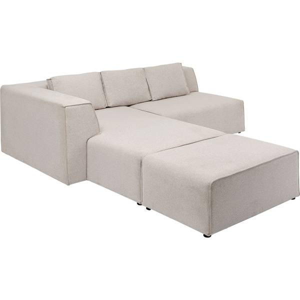 Ecksofa Infinity Beige - Polypropylen - 306 x 70 x 182 cm