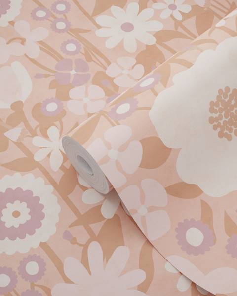 Tapete 132159 Pink - Papier - 50 x 900 x 50 cm
