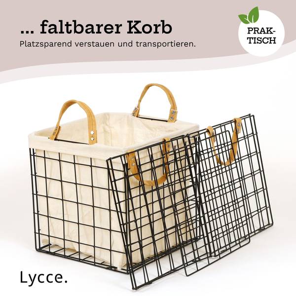 Faltbox Ulrich Weiß - Metall - 33 x 33 x 33 cm