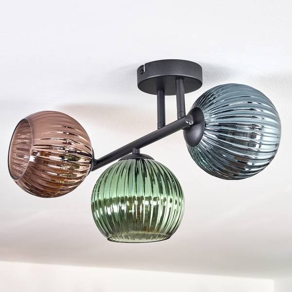 Deckenleuchte Fossobiubo Blau - Kupfer - Grün - 34 x 34 x 35 cm