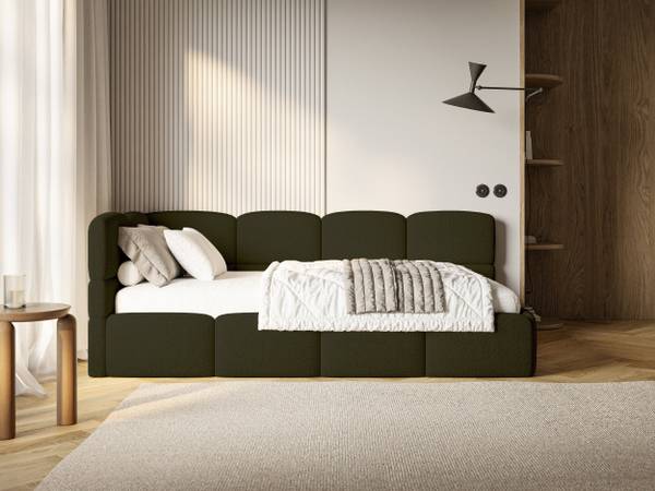 Einzelbett CLOUDY Olivgrün