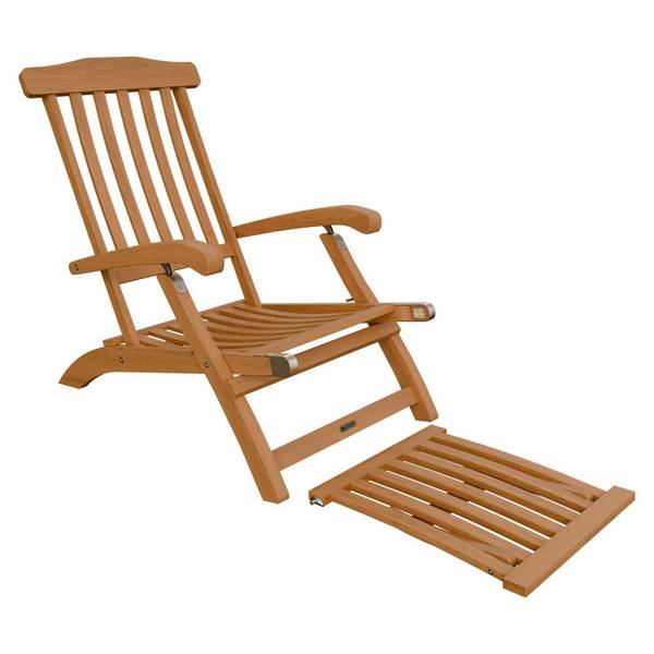 Sonnenliege Evia Beige - Holzwerkstoff - 54 x 95 x 196 cm