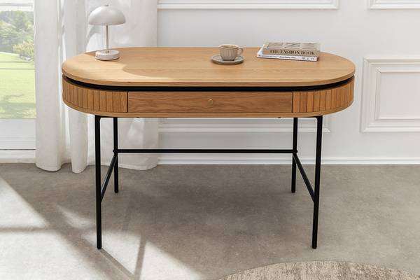 Schreibtisch ATELIER Braun - Holzwerkstoff - 120 x 76 x 60 cm
