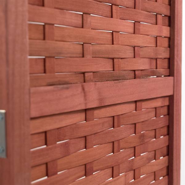 Raumteiler Autumn 3-tlg Braun - Glas - 120 x 170 x 3 cm