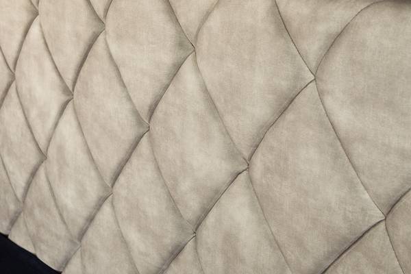 Boxbett ELYSIUM Beige - Samt - 155 x 125 x 220 cm