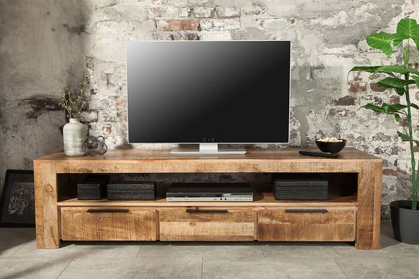 TV-Board IRON CRAFT Braun - Mango - 170 x 45 x 45 cm