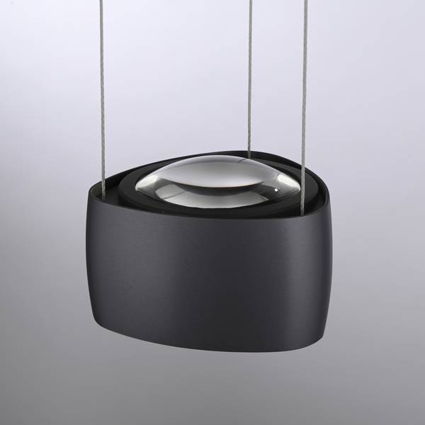 LED Pendellampe Q-STRETTO Schwarz