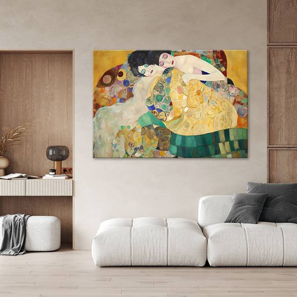 Canvas schilderij Klimt 100 x 70 cm