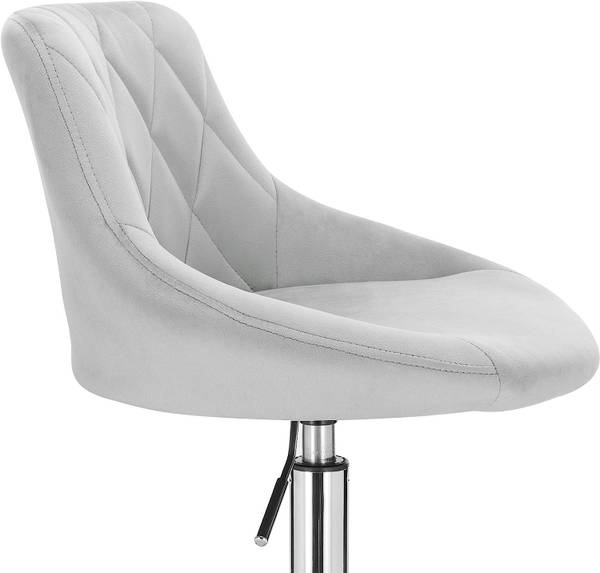 Bürohocker Christin Schwarz - Hellgrau