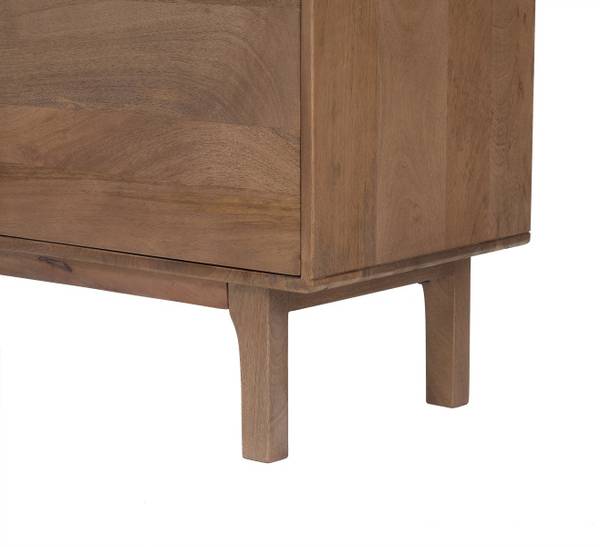 Sideboard 11882 Braun - Massivholz - 100 x 80 x 40 cm
