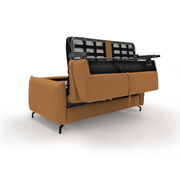 Schlafsofa Scarlet Orange - Microfaser - 175 x 95 x 96 cm
