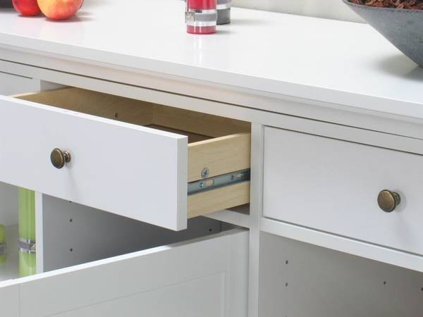 Sideboard Venedig Cremeweiß - Weiß
