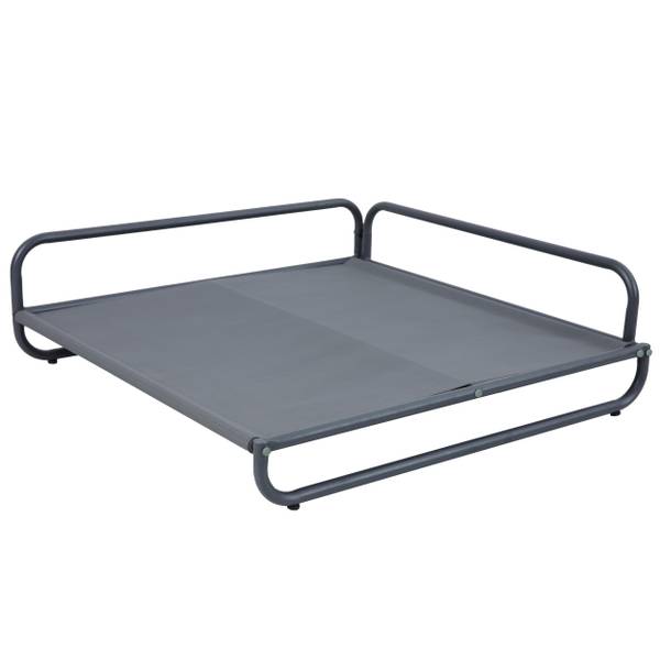 Ecksessel und Gestell Mixi Grau - Textil - 97 x 77 x 97 cm