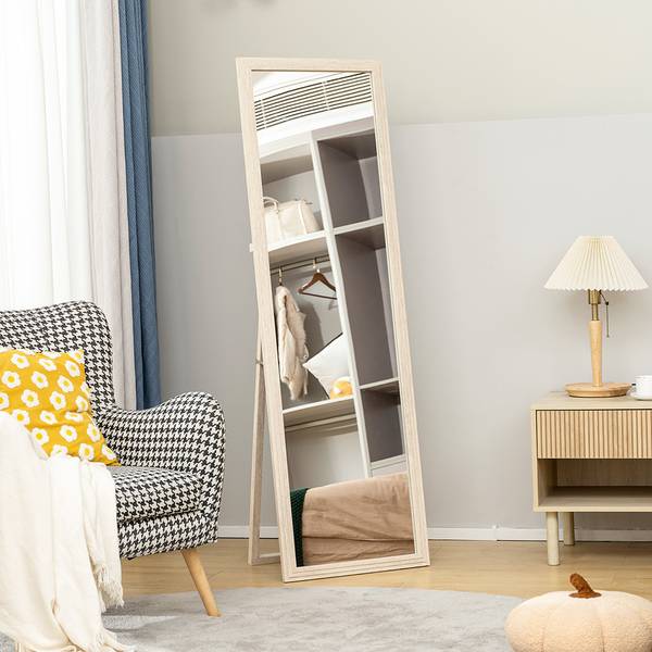 Lichaamslange spiegel 83D-069V00WT wit - glas - 4 x 160 x 50 cm