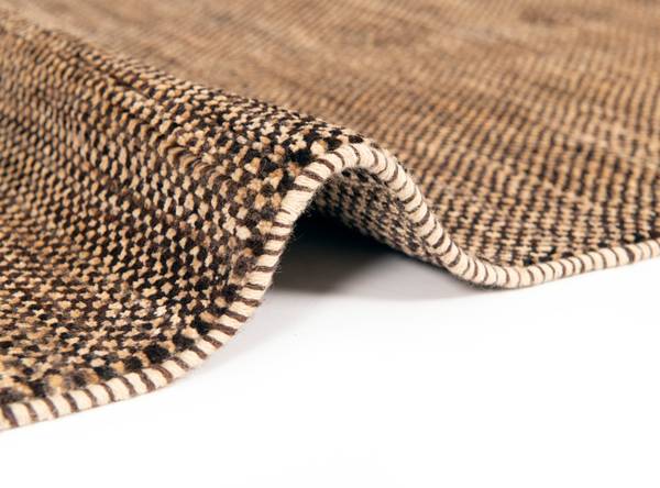 Teppich Juma CLXVIII Braun - Wolle - 165 x 1 x 240 cm