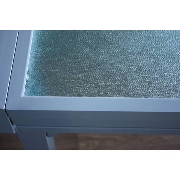 Gartentisch ADAM Grau - Metall - 65 x 75 x 65 cm