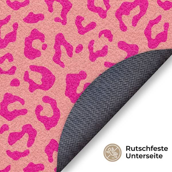 SCHMUTZFANGMATTE Leopard 90 x 90 cm